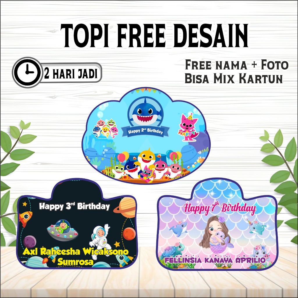 Topi Ulang Tahun Mahkota / Topi Ultah Mahkota / Topi Mahkota Ulang Tahun / Topi Mahkota Kertas/topi 