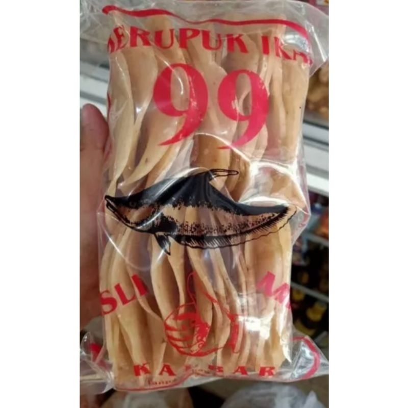 

Kerupuk Ikan 99 / Kerupuk Ikan Belida / Krupuk Ikan Belidak 99 / Kerupuk Ikan Pipih / Kerupuk Ikan Khas Pontianak / Oleh Oleh Khas Kalimantan Barat