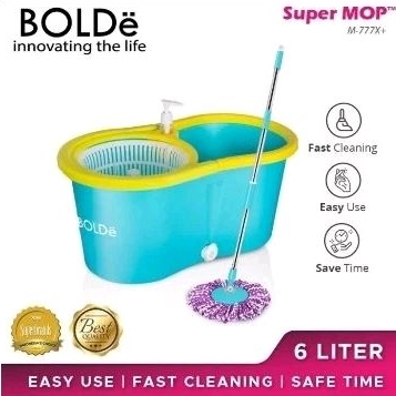 Alat pel / BOLDe Super Mop M777X+ / Alat Pel super praktis Super Mop M777X+ / Kain pel