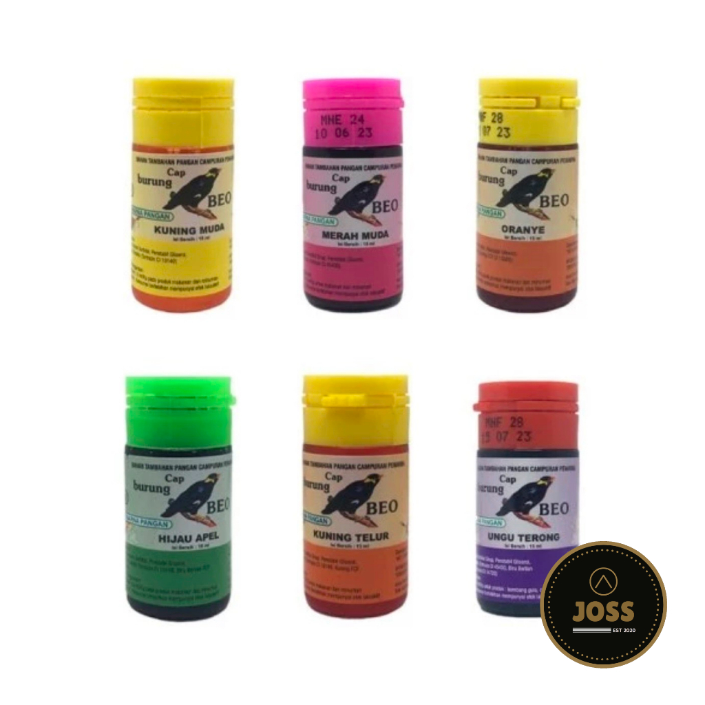 

Pewarna Makanan CAP BEO Aneka Warna 15ml