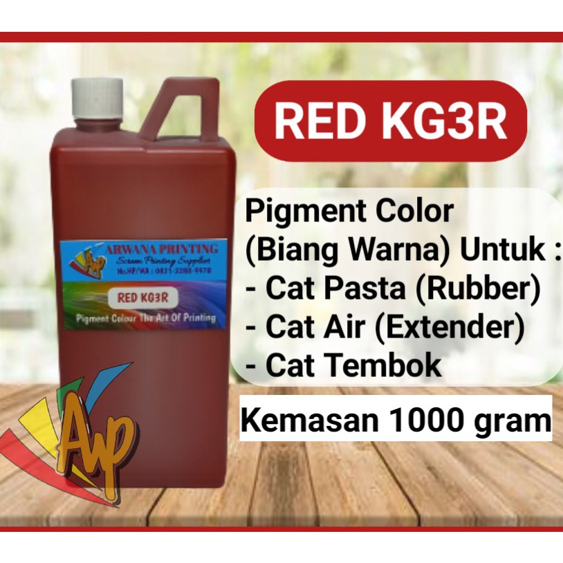 

Grosir Irit Biang Warna Sablon Merah Pigment Red KG3R 1kg