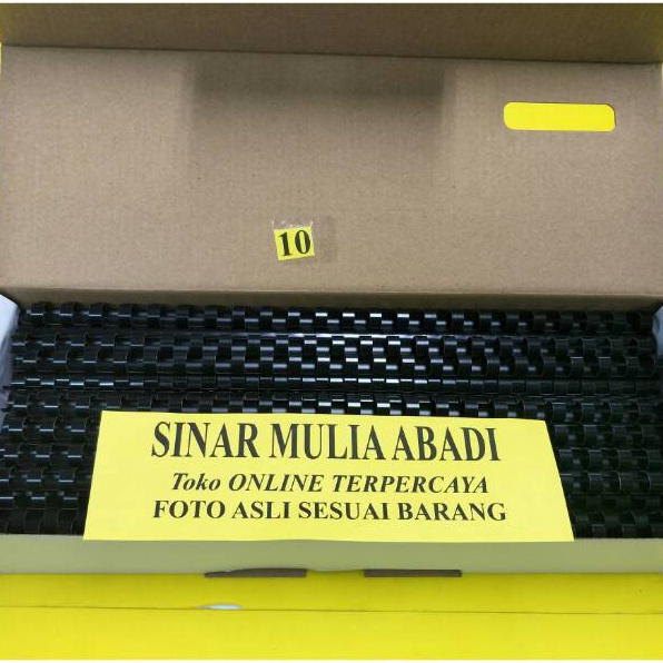 

Promo Surprise Spiral Jilid Plastik 1 mm Folio 38 inch Ring Plastic comb