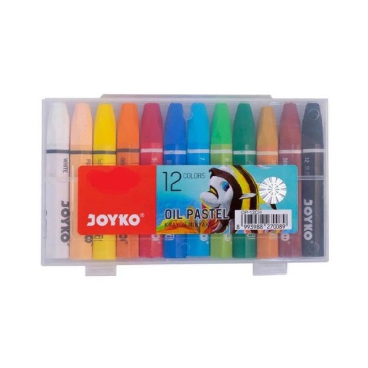 

Borong Untung Crayon Joyko 12 Warna Mini Oil Pastel Colour TIP12CR Joyko