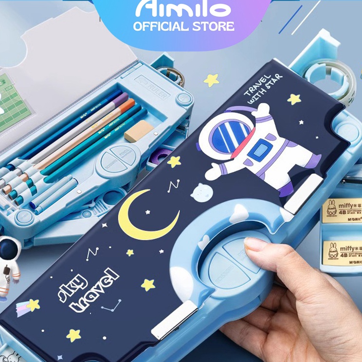 

Update Keren READY Aimilo Tempat Pensil Multifungsi Kotak Pensil Anak Lengkap Peruncing Gunting Isolasi Penghapus Penggaris Alat Tulis Sekolah