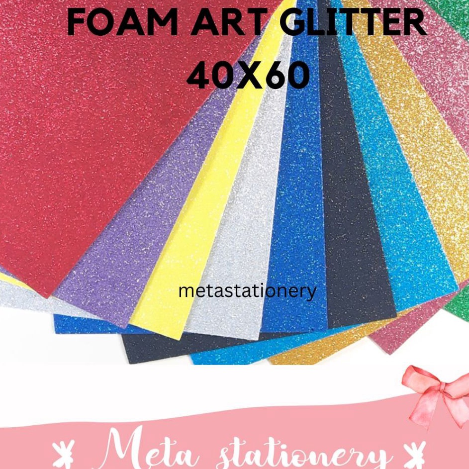 

Produk Istimewa Kertas Busa Manik Foam Art Glitter Bazic 4x6