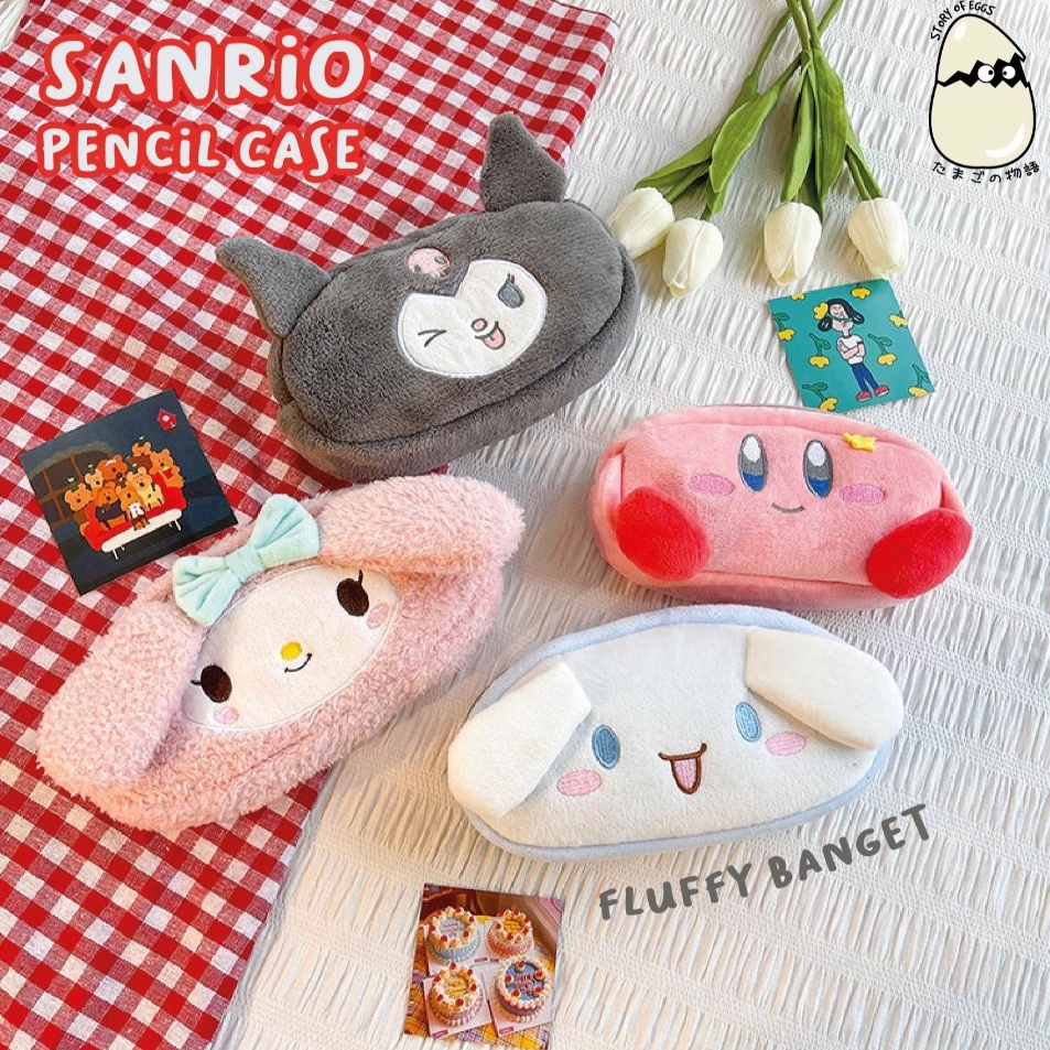 

Obral Murah Sanrio Fluffy Melody Cinnamon Kuromi and Cute Pencil Case Bulu l Kotak pensil besar l Travel Pouch l Make Up Pouch l Kotak Make up dan Skincare l Aesthetic l Storage besar l Penyimpanan banyak l Kotak Penyimpanan l Kotak pensil make up