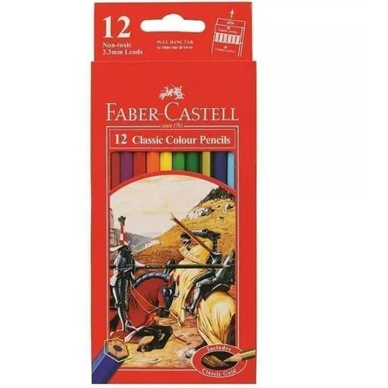 

Murah Keren PENSIL WARNA FABER CASTELL 12 WARNA COLOURS