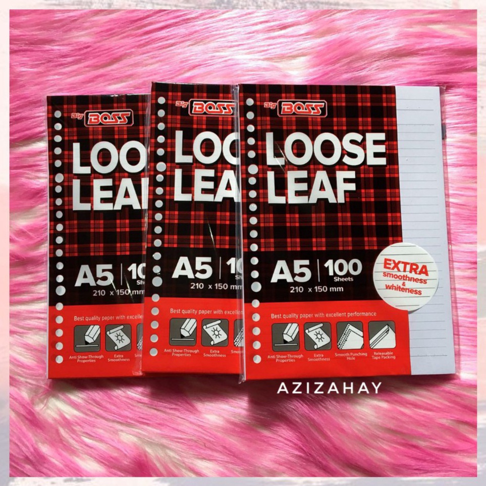 

Super Produk Loose leaf 1 sheet 26 ring B5