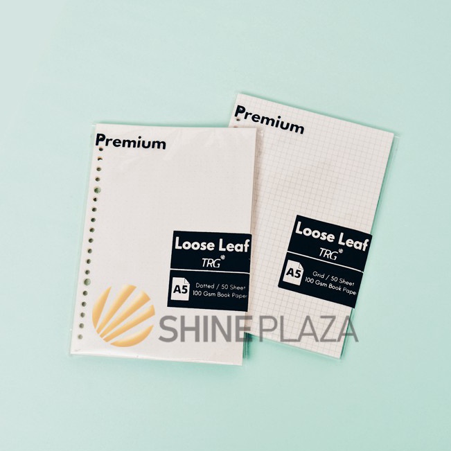 

Diskon Promo Isi Loose Leaf A5 Premium TRG Refill Binder Paper A5 Bookpaper Dotted Grid TRG