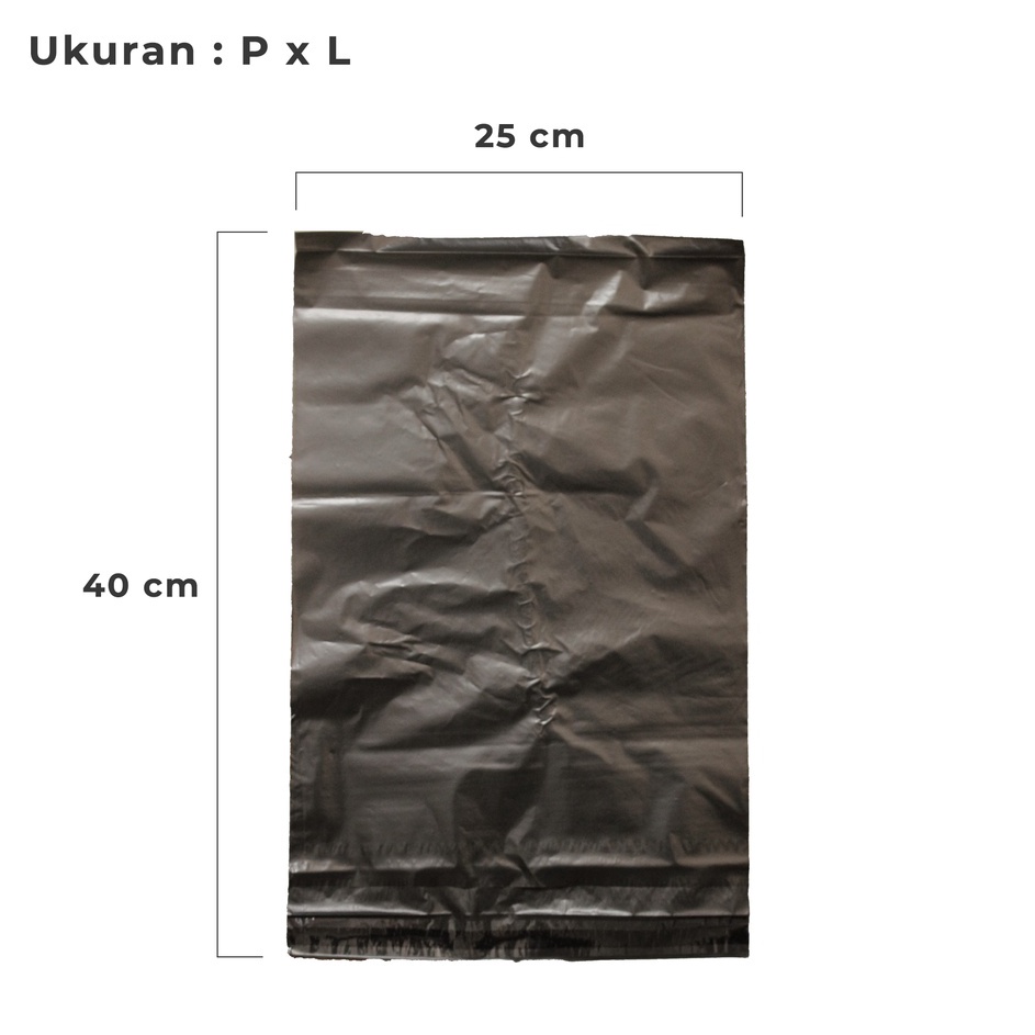 

Plastik polymailer 25 x 4 Hitam packaging Kantong Amplop isi 1 pcs