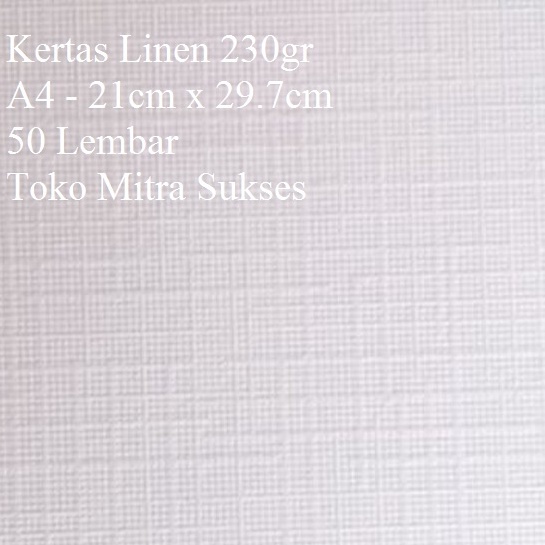 

Harga Promo Kes Linen Jepang 23gram A4 isi 5 Lembar