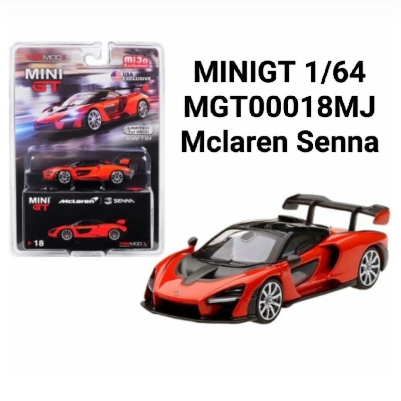 Minigt mini gt 1/64 Mijo diecast McLaren Senna