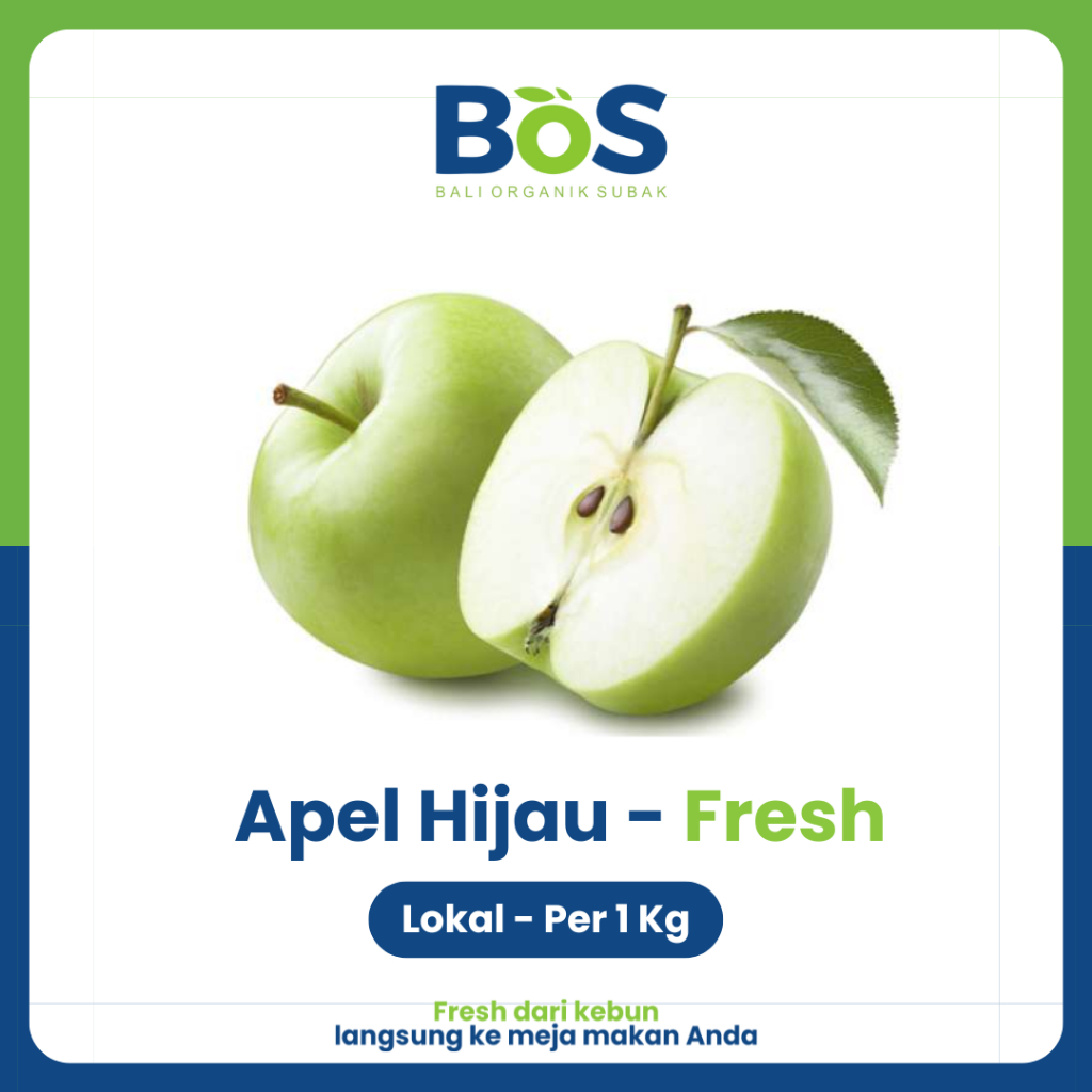 

Buah Apel Hijau Per 1 Kg - Bos Fresh
