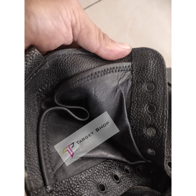 Sepatu pdl jeruk kulit kwalitas Jatah tni CAP tni