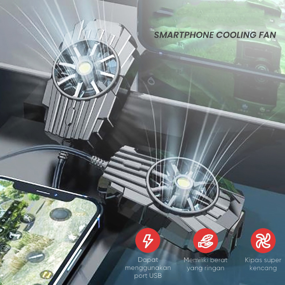Smartphone Cooling Fan Kipas Pendingin Hp Gaming Murah
