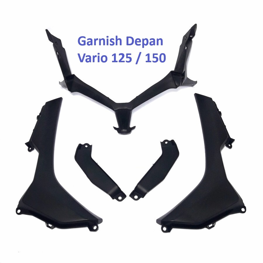 Garnish dudukan lampu depan vario 150 vario 125 2018-2021 Lengkap Berkualitas