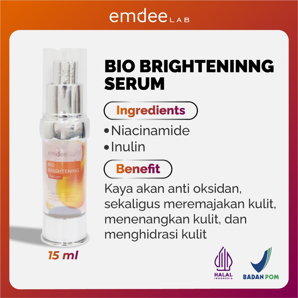 Emdee Lab Bio Brighteninng Serum 15ml