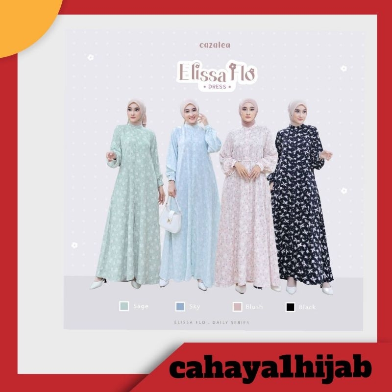 GAMIS ELISSA FLO DAILY SERIES by @cazalea.id