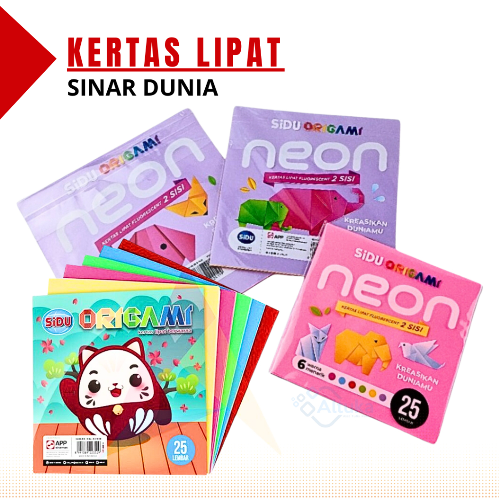 

Origami / Kertas Lipat 12X12 14x14 16x16 Sinar Dunia SIDU