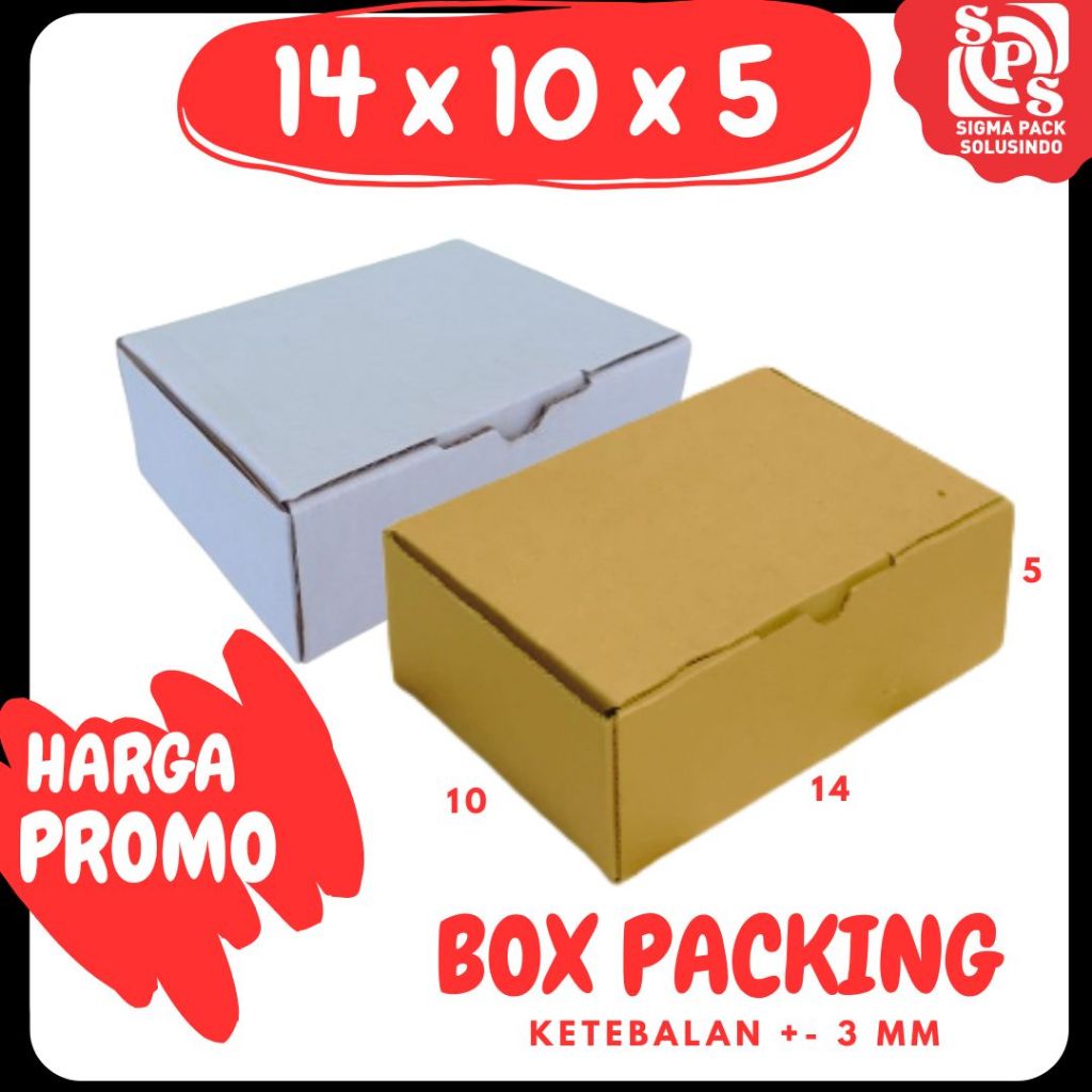 

Kardus Packing 14x10x5 LD Box Hampers Kotak Kado Kemasan Box Souvenir Karton Sparepart