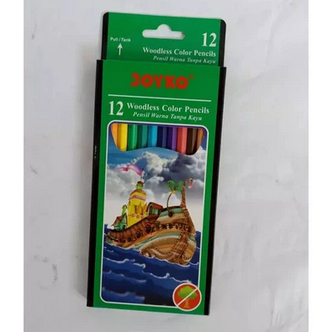

Pensil Warna Panjang 12 Warna Joyko CP-103 hijau