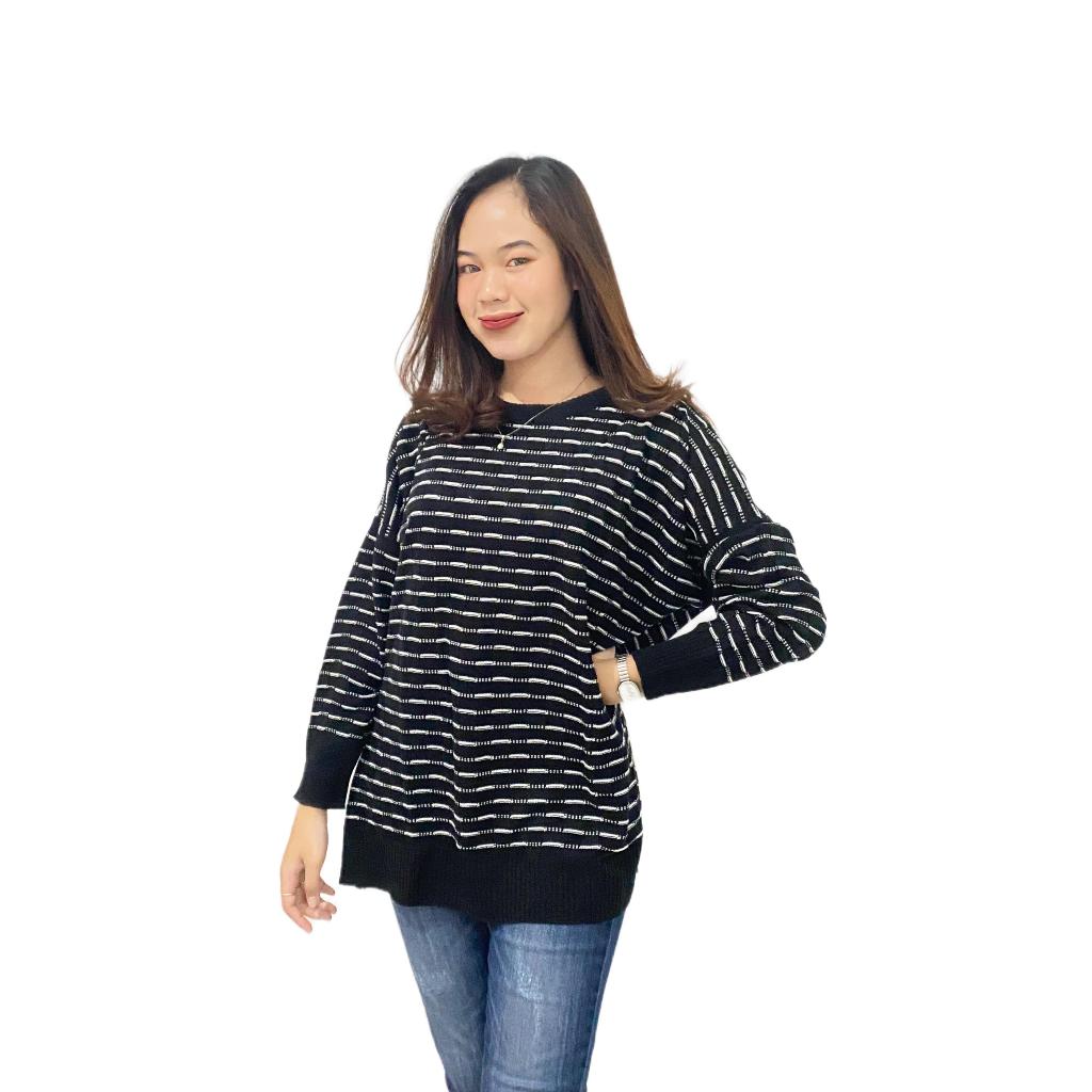 Hera Knit Jumbo Blouse / Atasan Rajut Wanita / Knit Sweater / Blouse Oversize /Atasan Blouse Rajut W
