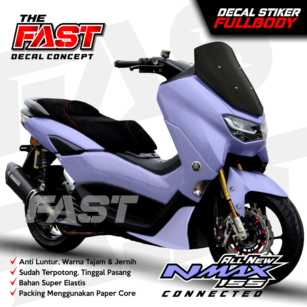 (ANTI LUNTUR) Decal Sticker Yamaha Nmax 155 New Fullbody Polosan Decal stiker nmax new / stiker nmax