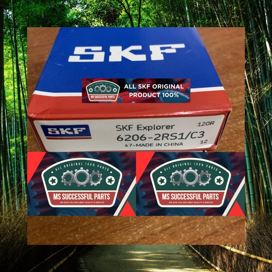 BEARING 6206 2RS C3 SKF ORIGINAL 6206-2RS1/C3