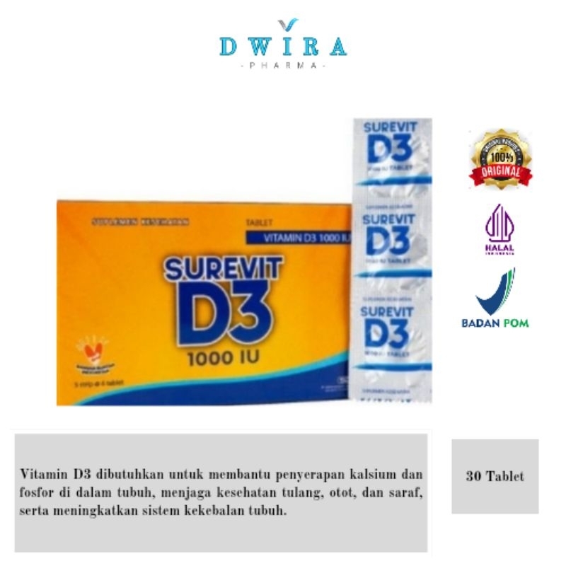 vitamin d3 1000iu tablet / surevit D3 1000iu