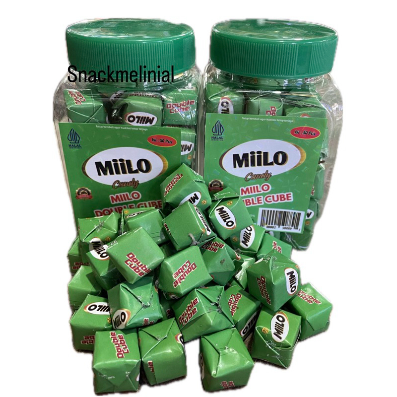 

permen coklat 50pcs comelo millo cube miilo cube double cube 50pcs miilo kubus