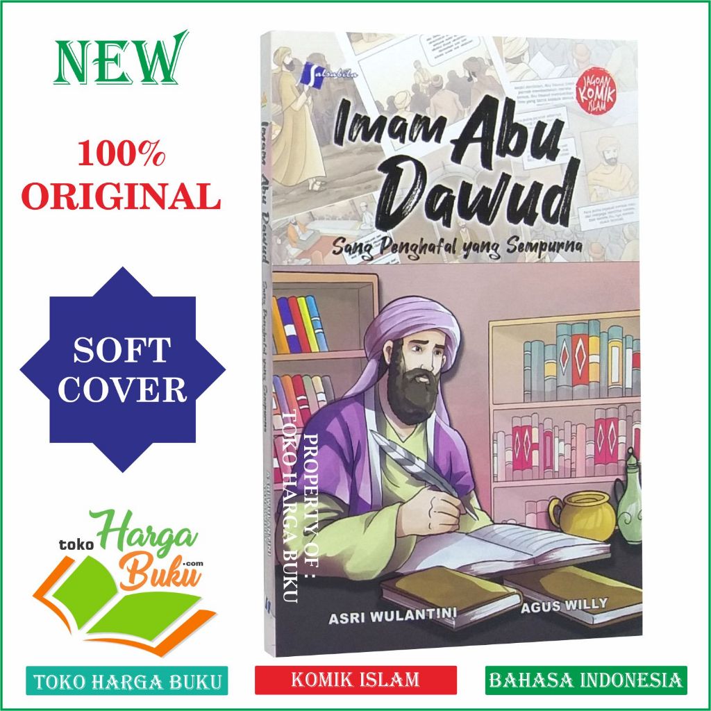 Komik Imam Abu Dawud Sang Penghafal yang Sempurna Buku Anak Islam Perawi Hadits Penerbit Salsabila