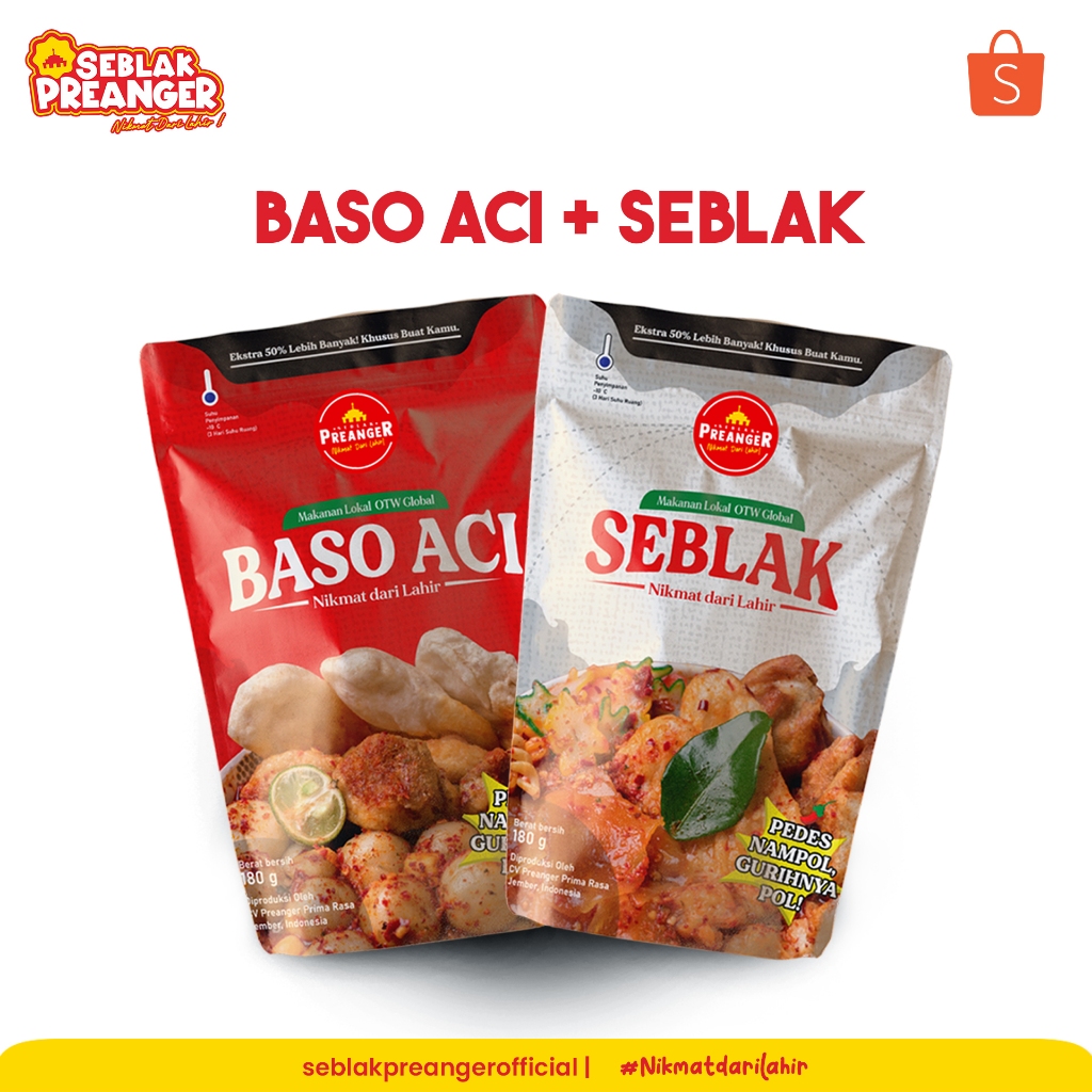 

PAKET DUO PREANGER - SEBLAK & BASO ACI