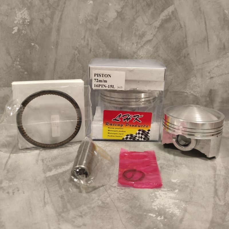 Piston LHK 72 mm pen 16 ,Set ring piston seher LHK Thailand