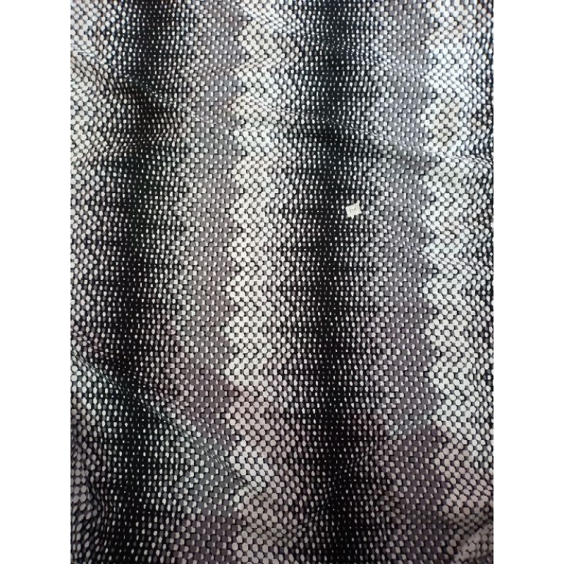 CERUTI MOTIF POLKADOT HITAM ABU (1 m = Rp20.000)