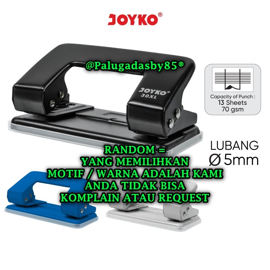 

(1 Biji) GROSIR Punch JOYKO 30XL 2 Hole / Punch Pembolong Kertas Joyko 30XL / Punch Joyko 30 XL / Punch Joyko 30XL