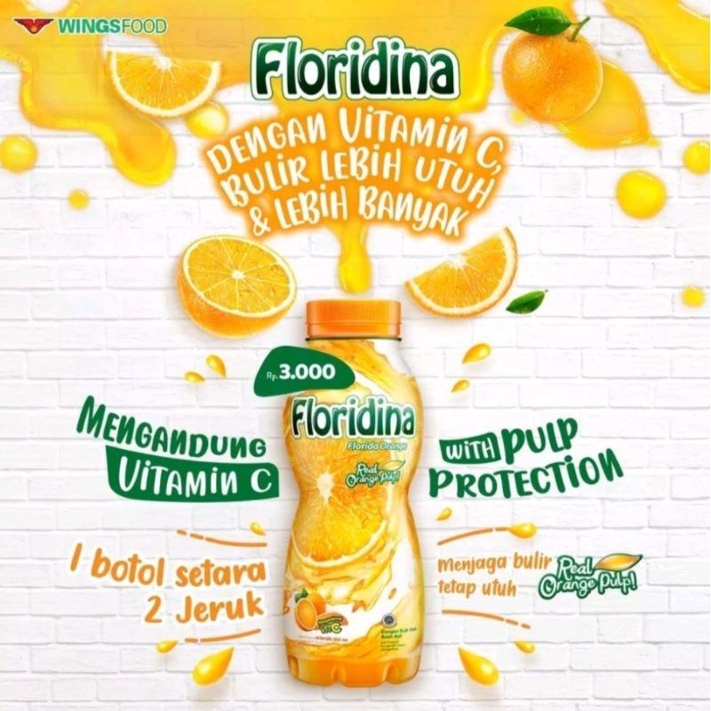 

Floridina Orange Botol 350ml