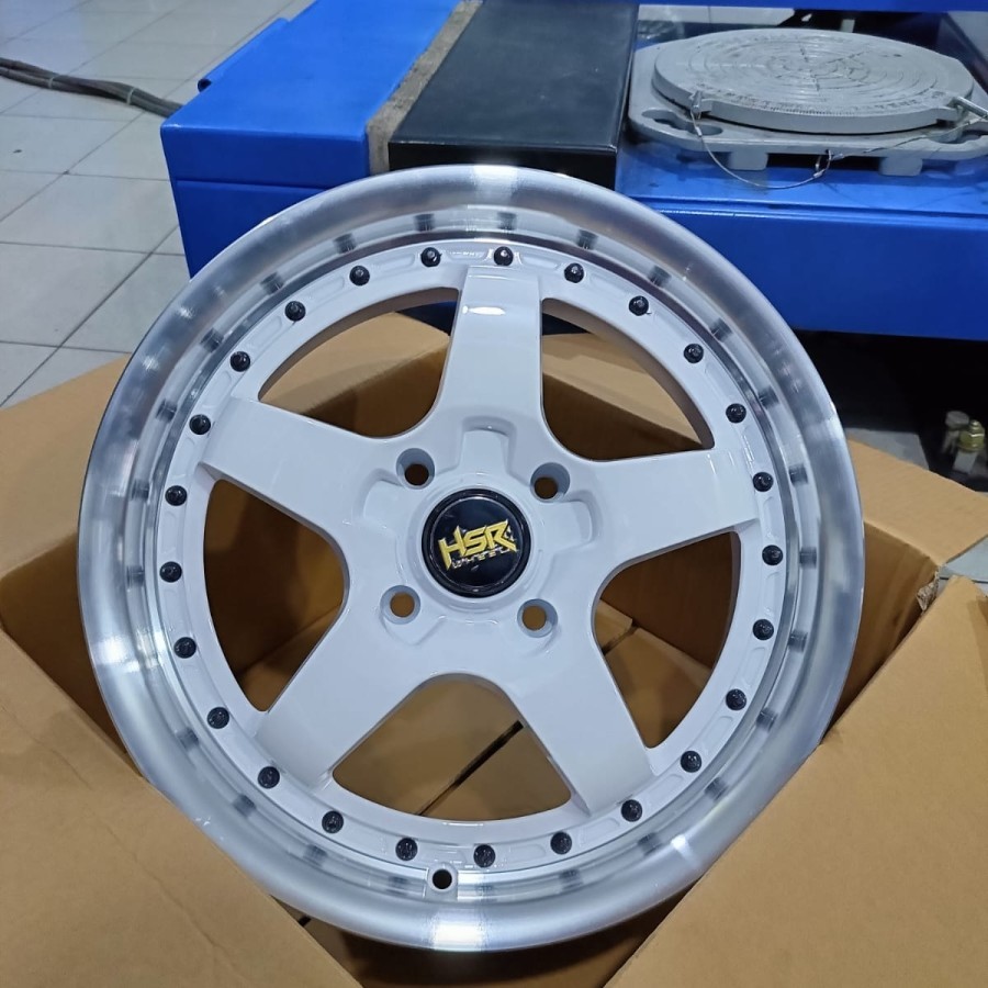 Velg Mobil Warna Putih RIng 16 untuk Jazz, Raize, Rocky dll HSR BOB R16 || velg mobil pontianak