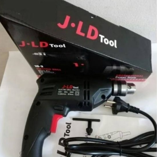 MESIN BOR BESI KAYU BOLAK BALIK 10MM 380WATT J•LD TOOLS