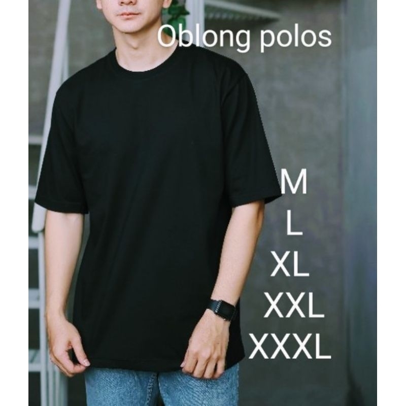 kaos polos / kaos oblong dewasa / kaos pria wanita / kaos distro / kaos murah / kaos polos / hitam /