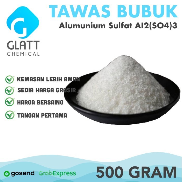 Tawas Bubuk / Tawas Deodoran / Tawas Penjernih Air / Tawas Penghilang Bau / Tawas 500 Gram