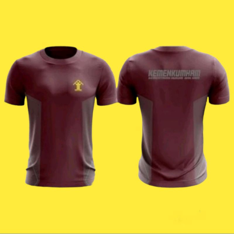 KAOS OLAHRAGA KEMENKUMHAM DRYFIT MILANO / KAOS KEMENKUMHAM