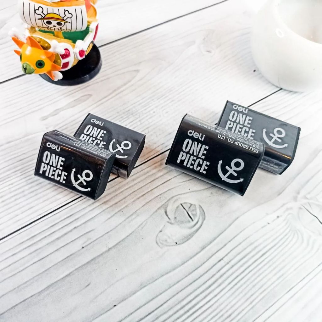 

DELI Penghapus Eraser Anime One Piece Hitam