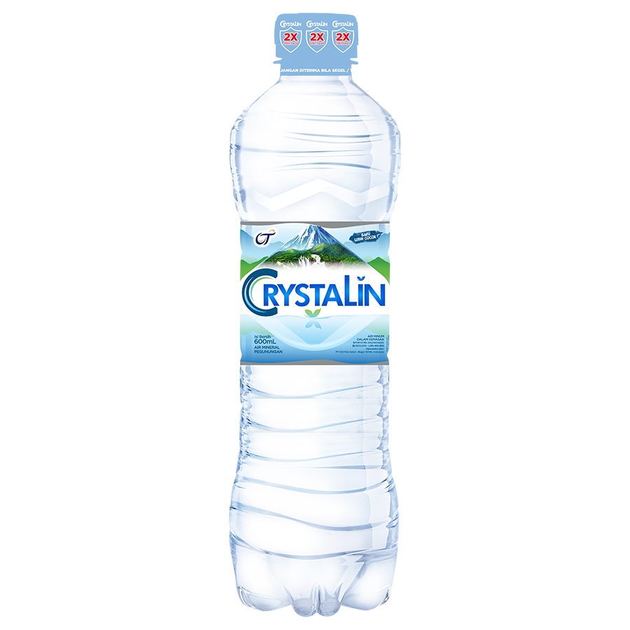 

Crystaline PET 600ml - Air Mineral 1 Dus Isi 24 Botol