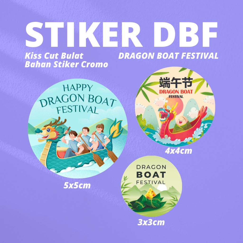 

STIKER DRAGON BOAT FESTIVAL / BAKCANG | SUN PRINTING