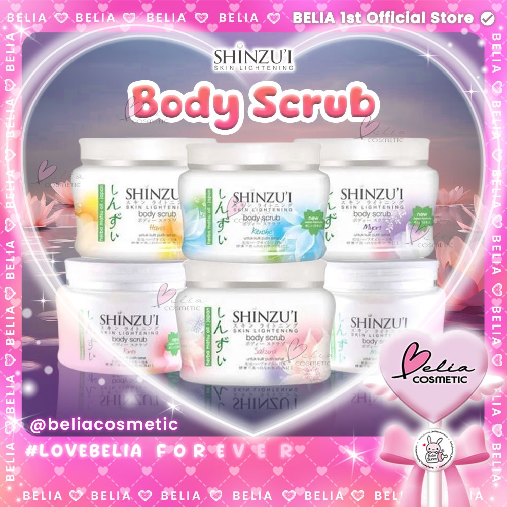 ❤ BELIA ❤ Shinzui Body Scrub 120 g (Kecil)|  Lulur Peeling Badan Shinzu'i