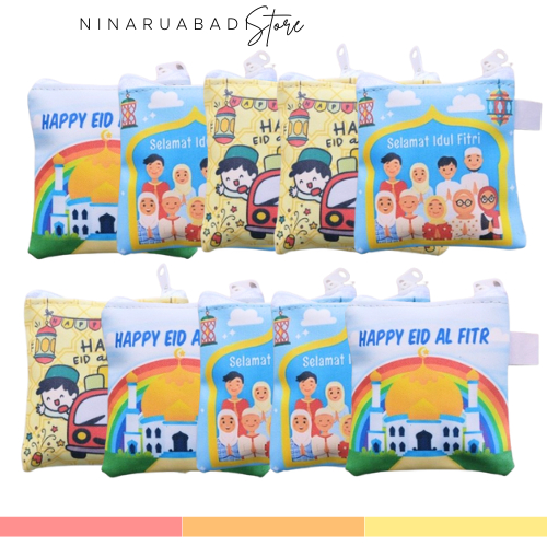 

♥Murah♥ Amplop Lebaran Dompet Mini Resleting Isi 10 Pcs / Angpao Lebaran / Dompet koin souvenir