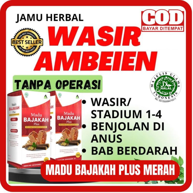 [BISA COD] MADU BAJAKAH PLUS MERAH - MADU BAJAKAH KUNIR PUTIH ORIGINAL - MADU BAJAKAH PLUS ABABIL - 
