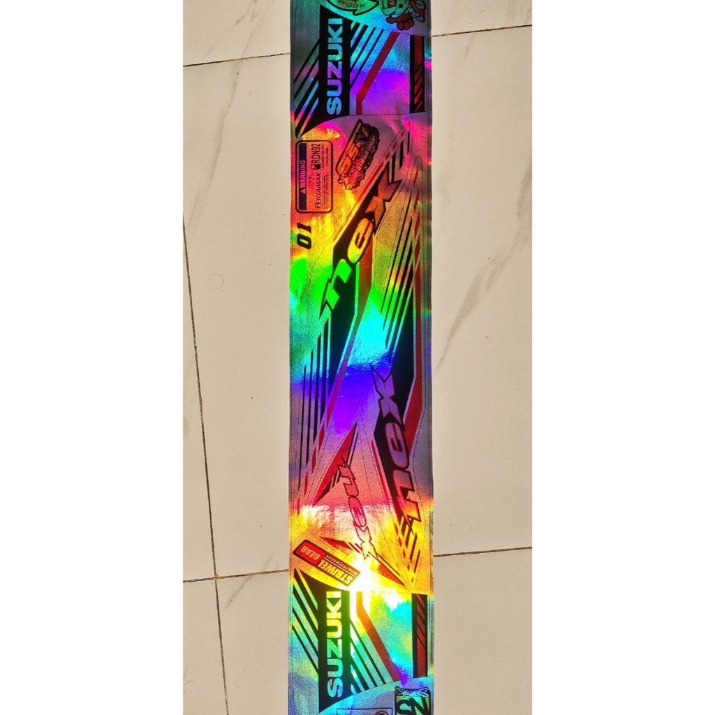 Suzuki Nex Stiker List Striping Standar Hologram Suzuki Nex Tahun 2014-2015