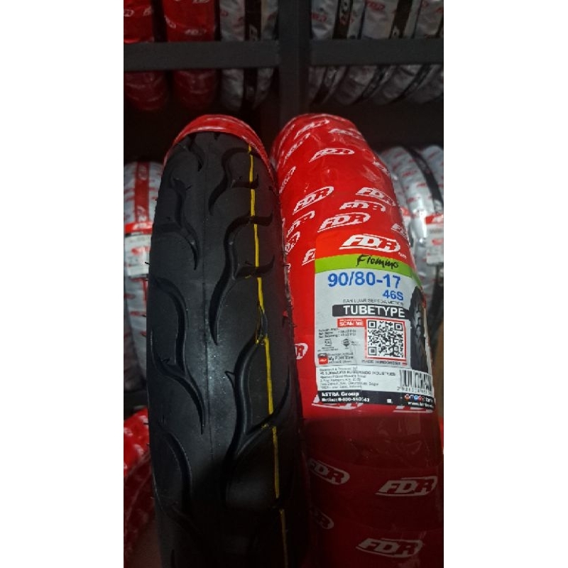 Ban luar donat fdr flemmo 90/80 ring 17,tube type non tubeless