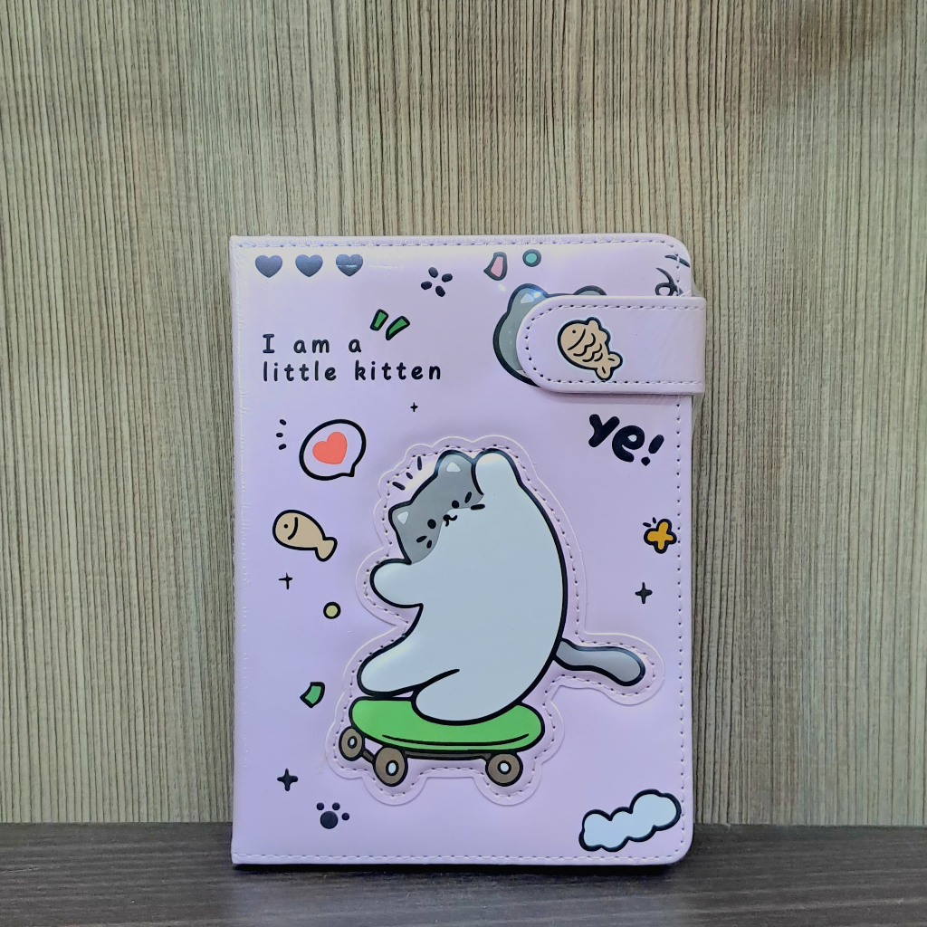 

Gramedia Cirebon - Kako Kimiko Cat Magnetic Buckle Notebook A5 Pink